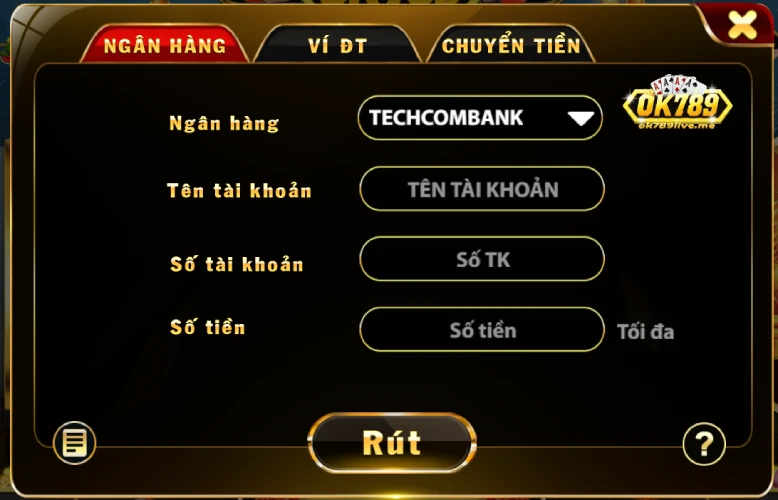 ruttienok789 OK789 Link Mới Nhất Truy Cập Nhanh Không Bị Chặn Hướng Dẫn Rút Tiền Tại OK789